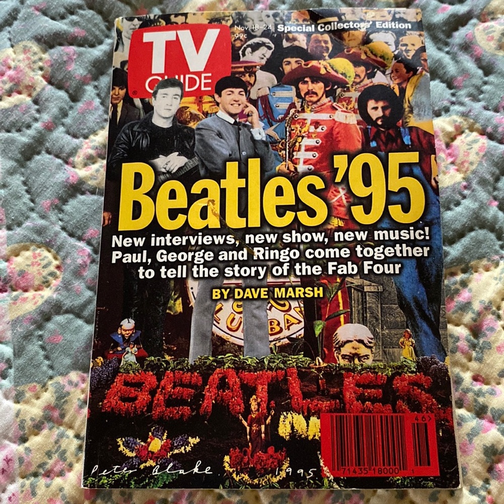 🎤🎸🥁Beatles Vintage TV Guide✨